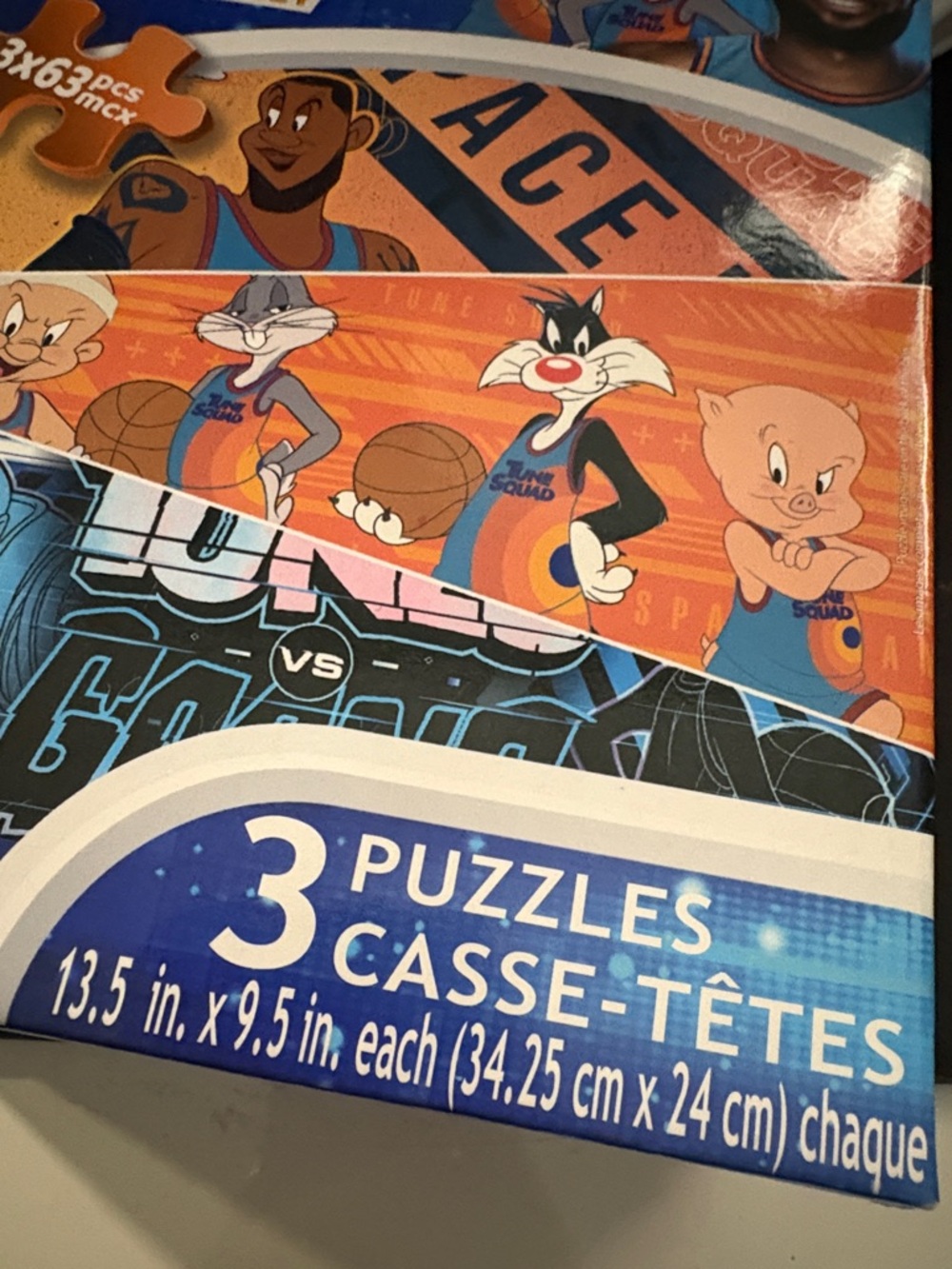 3-Pack Puzzles - Blue/Orange Design - Picture 4 of 6